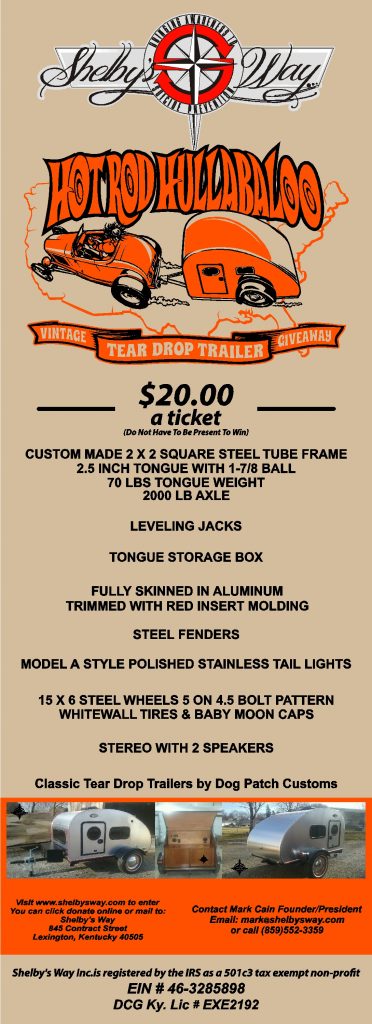 Vintage Tear Drop Trailer Giveaway
